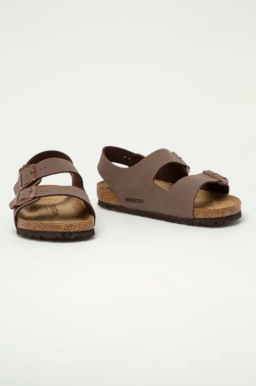 Сандалии Birkenstock Milano мужские цвет коричневый 634501