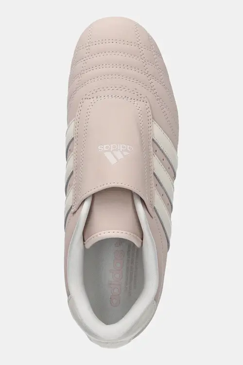 Кроссовки из нубука adidas Originals Taekwondo цвет розовый