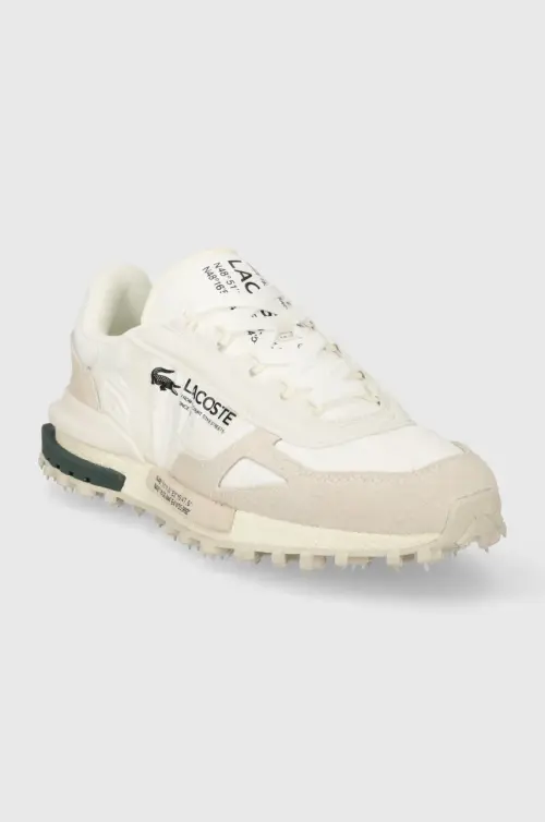 Кроссовки Lacoste Elite Active Textile Color Pop цвет бежевый 46SMA0008
