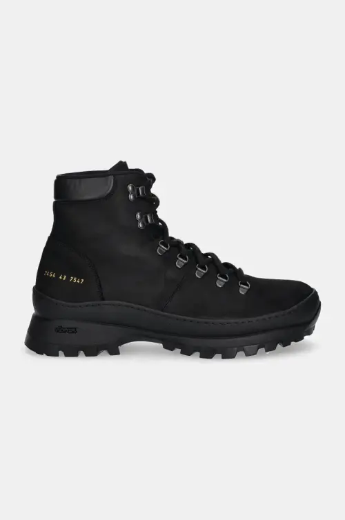 Кожаные ботинки Common Projects Hiking Boot мужские цвет чёрный 2454