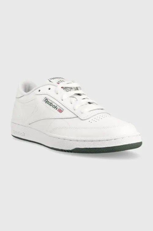 Кожаные кроссовки Reebok Classic CLUB C 85 цвет белый FZ6014.100039280-white