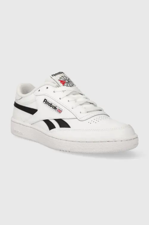 Кожаные кроссовки Reebok цвет белый