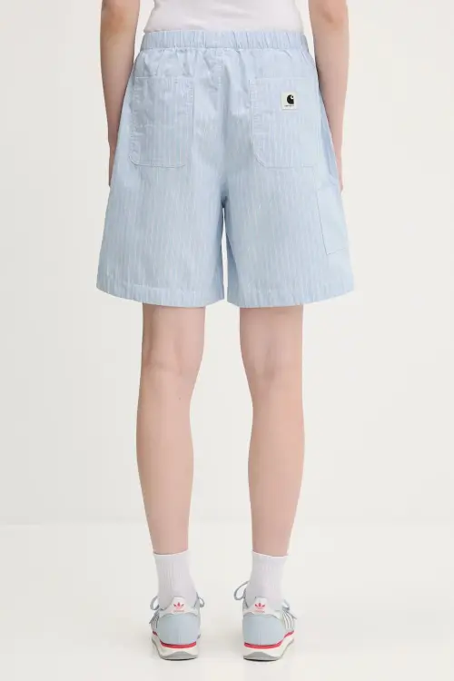 Хлопковые шорты Carhartt WIP Nota Short узор высокая посадка I034554