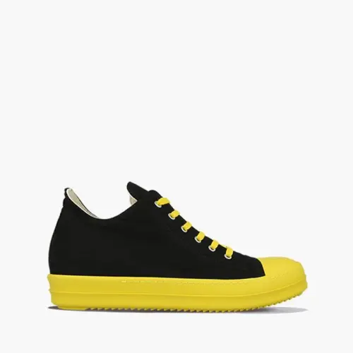 Кроссовки Rick Owens DRKSHDW Low Sneaks DU20F1802 TWP BLACK/YELLOW