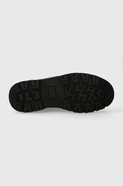 Кожаные туфли Filling Pieces Mountain Trail мужские цвет чёрный
