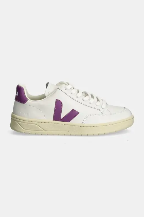Кожаные кроссовки Veja V-12 цвет белый XD0203678A