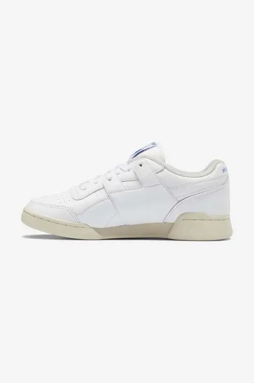 Кожаные кроссовки Reebok Workout Plus Vintag GZ4962 цвет белый GZ4962-white