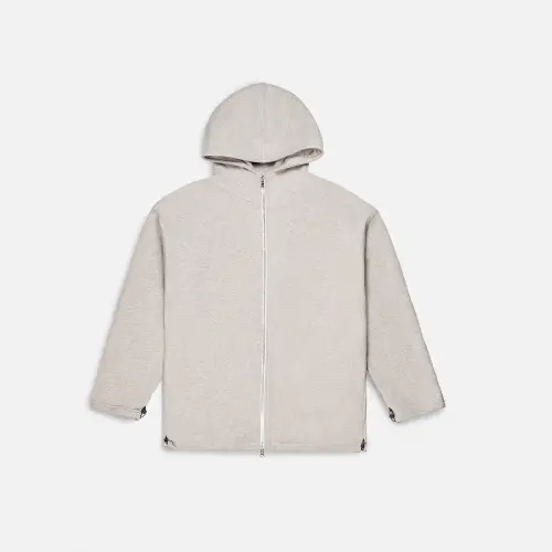 Tassha Yu Tag Me Zip Hoodie OVSZD Beige Melange 