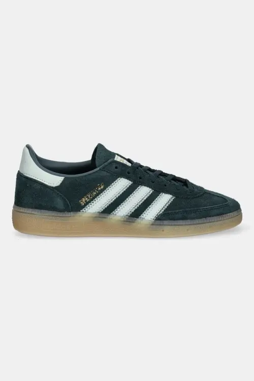 Замшевые кроссовки adidas Originals Handball Spezial W цвет зелёный
