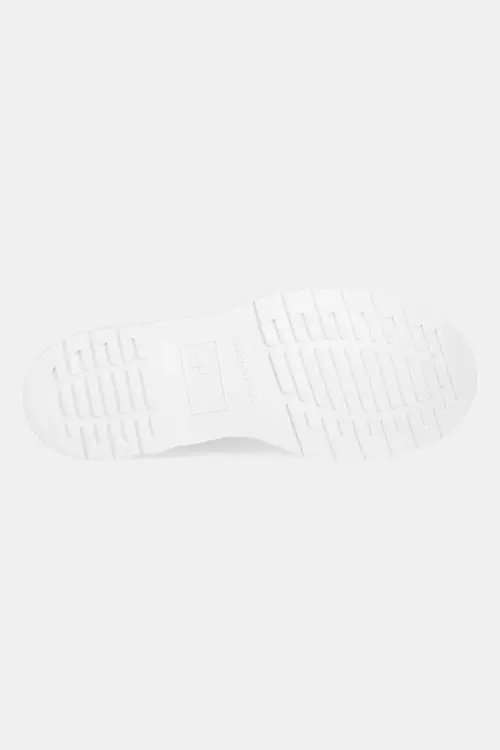 Кожаные полусапоги MM6 Maison Margiela цвет белый на платформе S66WU0128