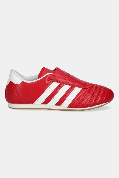 Кожаные кроссовки adidas Originals Adidas Taekwondo W цвет красный JS4020