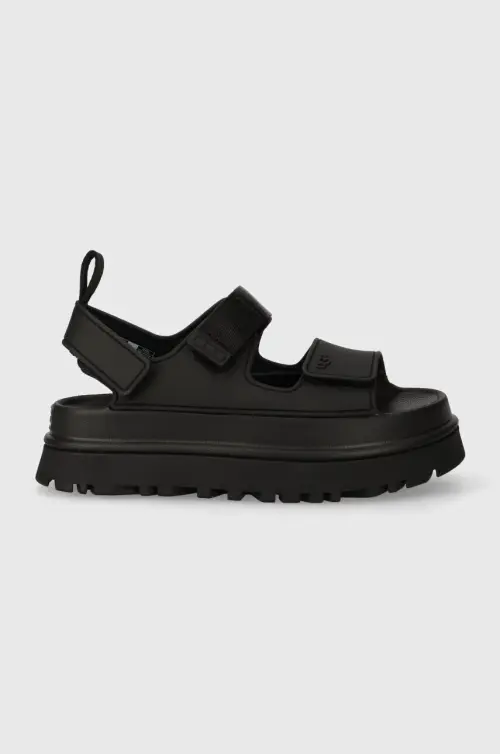 Сандалии UGG Goldenglow цвет чёрный на платформе 1152685
