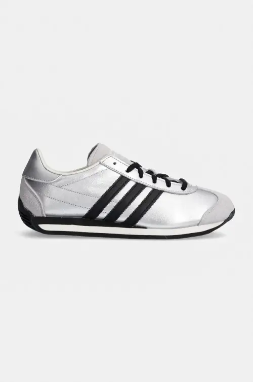 Кожаные кроссовки adidas Originals Country OG W цвет серебрянный JH6337
