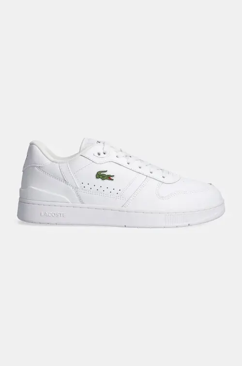 Кожаные кроссовки Lacoste T-Clip Set цвет белый 48SMA0031