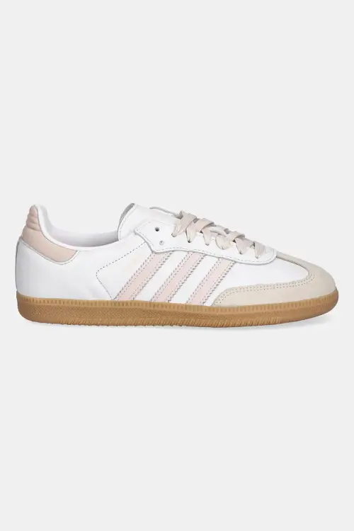 Кожаные ботинки adidas Originals Samba OG цвет белый JS1351