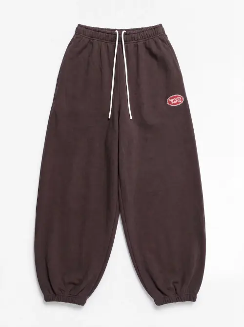 Tassha Yu S&C Game Needs Me Sweatpants Brown