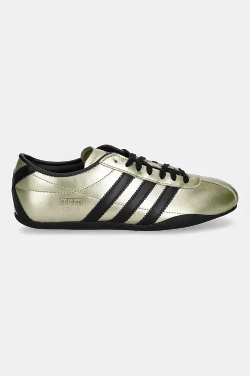 Кожаные кроссовки adidas Originals Tokyo W цвет золотой JQ0594