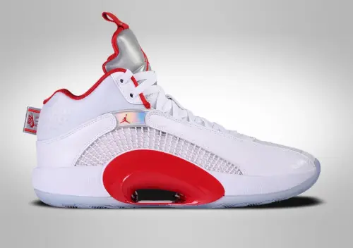 NIKE AIR JORDAN 35 WHITE FIRE RED ZION WILLIAMSON