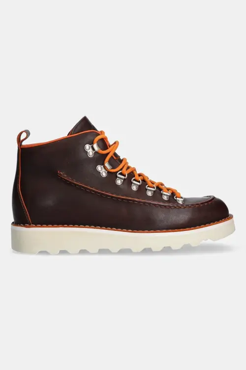 Кожаные ботинки Fracap Magnifico мужские цвет коричневый MAGNIFICO.M60.BRN
