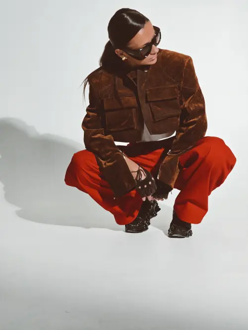 Жакет Tassha Yu Shortcut Jacket Wet Wood