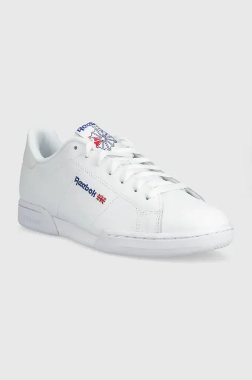 Кожаные кроссовки Reebok Classic NPC II цвет белый