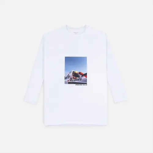 Лонгслив Tassha Yu F1-SK Long Longsleeve White 