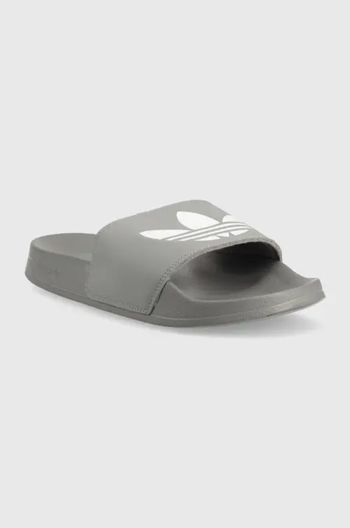 Шлепанцы adidas Originals Adilette FU7592 мужские цвет серый FU7592-WHT/GRETHR