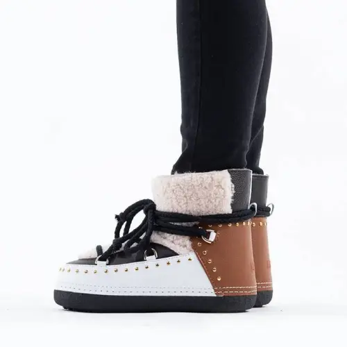 Женские Inuikii Sneaker Curly Rock 70101-76 CREAM