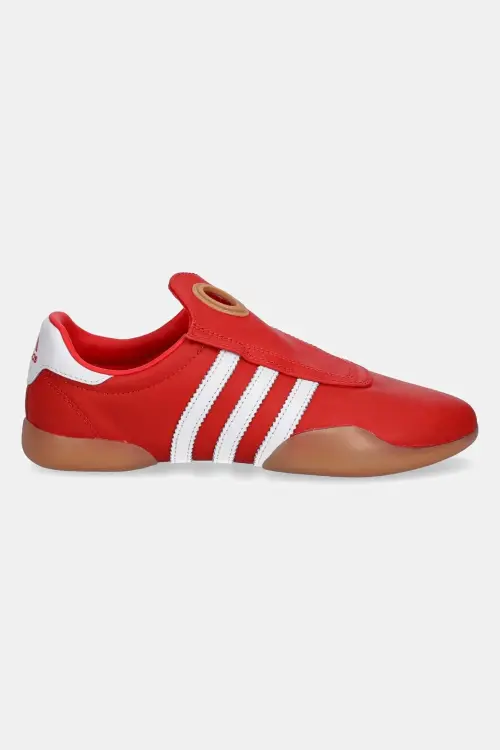 Кожаные кроссовки adidas Originals Taekwondo Mei женские цвет красный JR2646