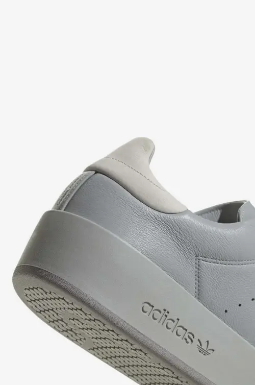 Кожаные кроссовки adidas Originals Stan Smith цвет серый GW2233-grey