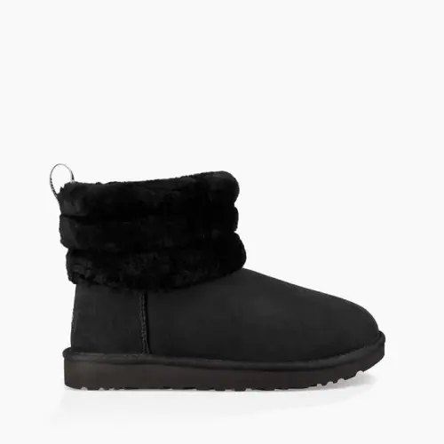UGG W Fluff Mini Quilted 1098533 BLK
