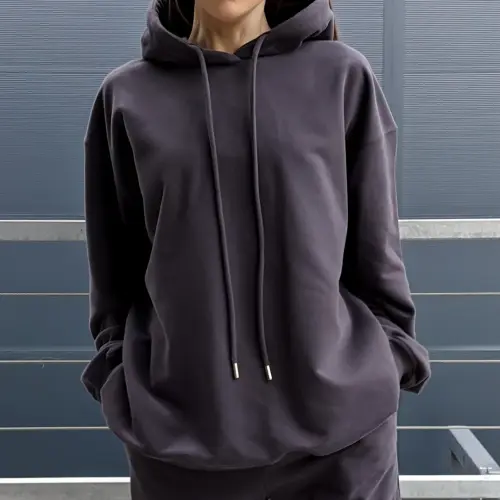 Tassha Yu Baby Bounce Hoodie Black Silver  