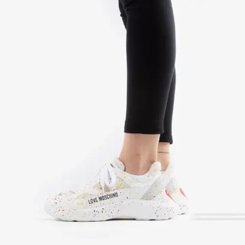 Love Moschino Paint Sketch Sneakers JA15476G08JD310A