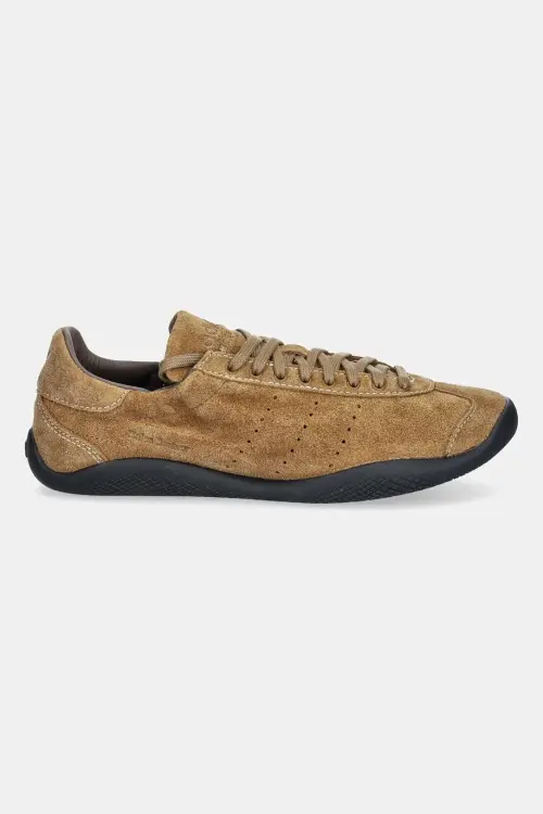 Замшевые кроссовки adidas Originals x Wales Bonner Lo Pro Suede цвет коричневый JR0268