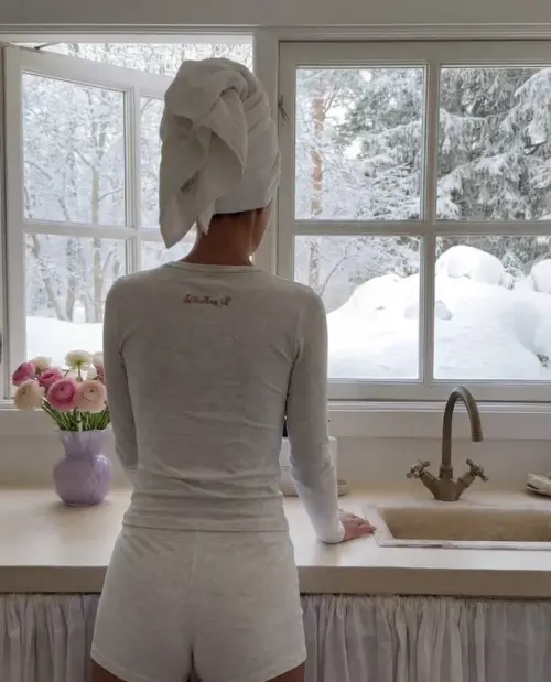 Лонгслив Tassha Yu Bloom Longsleeve White Melange (TY400-433)