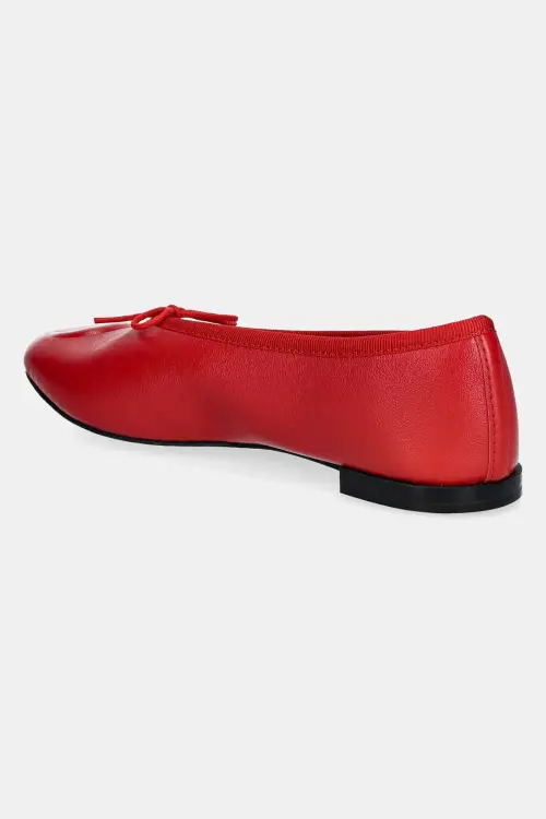 Кожаные балетки Marine Serre Lilouh Soft Nappa MS x Repetto цвет красный WFW053A.RLEA0032