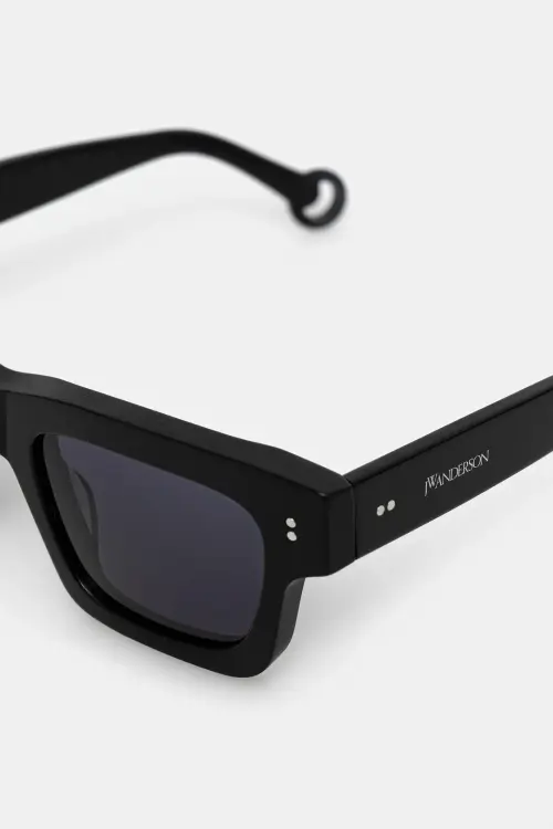 Солнцезащитные очки JW Anderson Jwa02 Rectangle цвет чёрный EW0007.FA0426.999