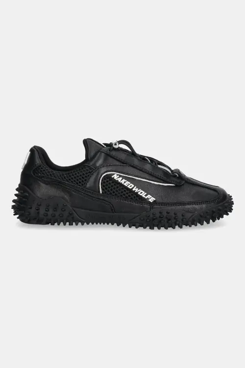 Кожаные кроссовки Naked Wolfe Inferior женская цвет чёрный Inferior Black Leather