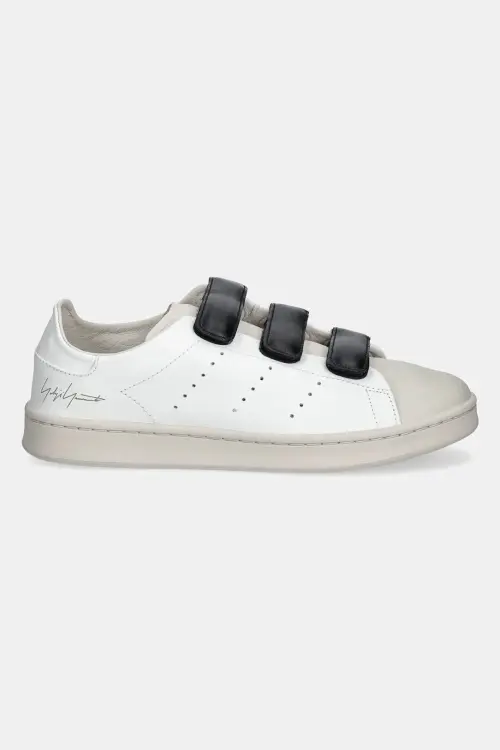 Кожаные кроссовки Y-3 Stan Smith Velcro цвет белый JQ5000
