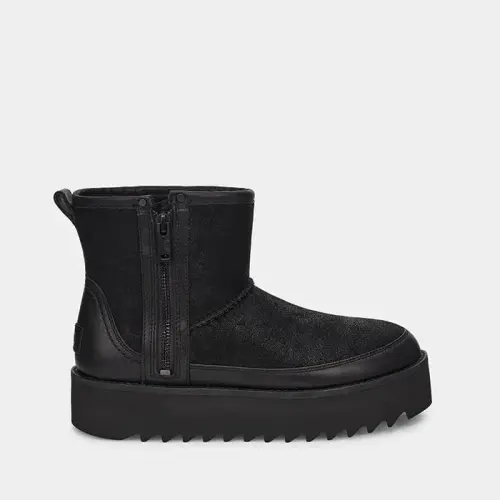 UGG W Classic Rebel Biker Mini 1105314 BLK