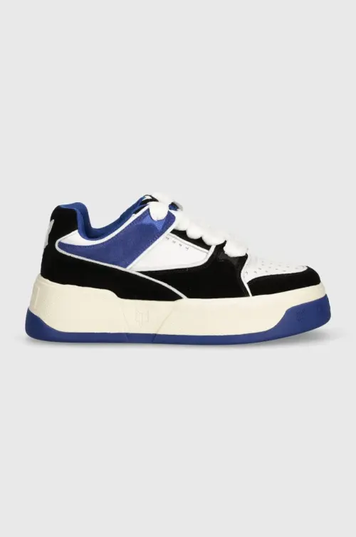 Кожаные кроссовки Naked Wolfe Kash Kash Nubuck Leather Blue