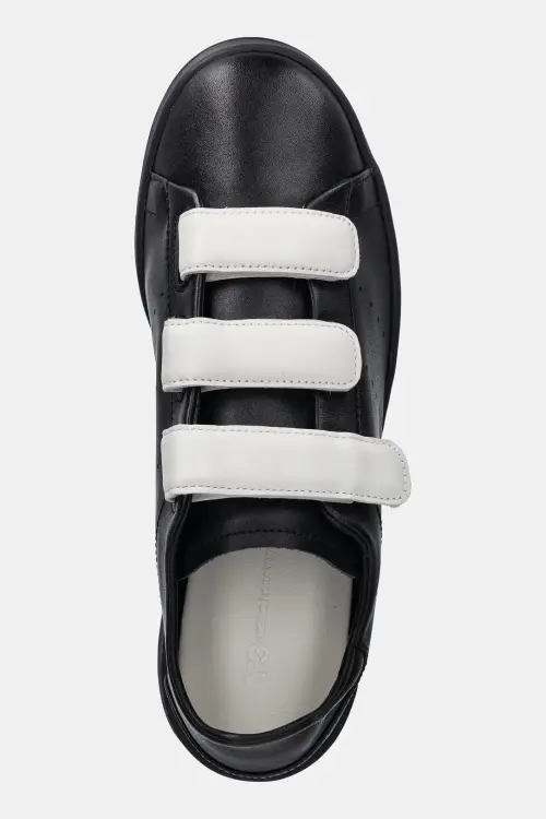 Кожаные кроссовки Y-3 Stan Smith цвет чёрный