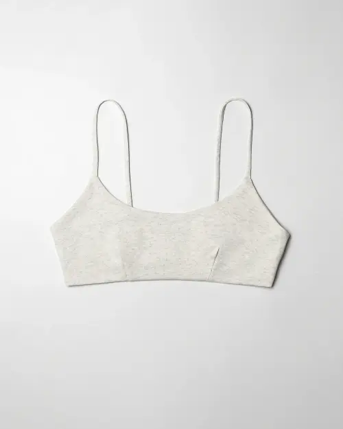 Tassha Yu Heaven Bra Top Grey Melange