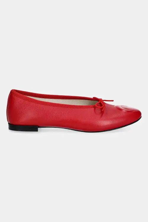 Кожаные балетки Marine Serre Lilouh Soft Nappa MS x Repetto цвет красный WFW053A.RLEA0032