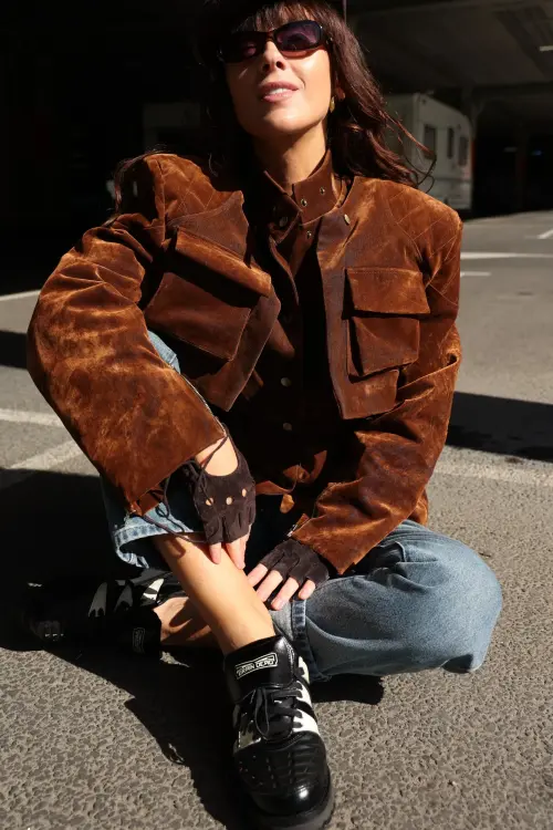 Жакет Tassha Yu Shortcut Jacket Wet Wood