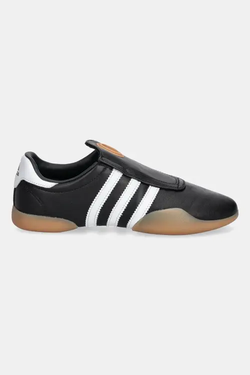 Кожаные кроссовки adidas Originals Taekwondo Mei цвет чёрный JQ3012