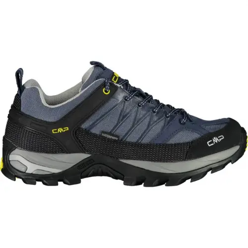 CMP RIGEL LOW TREKKING SHOES WP Lead/B.Blue