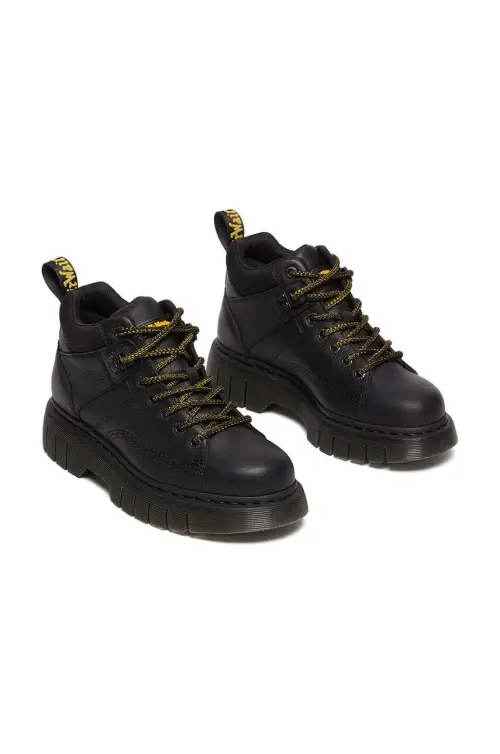 Кожаные туфли Dr. Martens Woodard цвет чёрный DM31045001