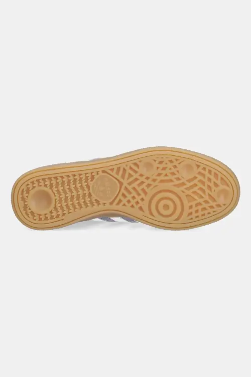 Кожаные кроссовки adidas Originals Handball Spezial W цвет фиолетовый