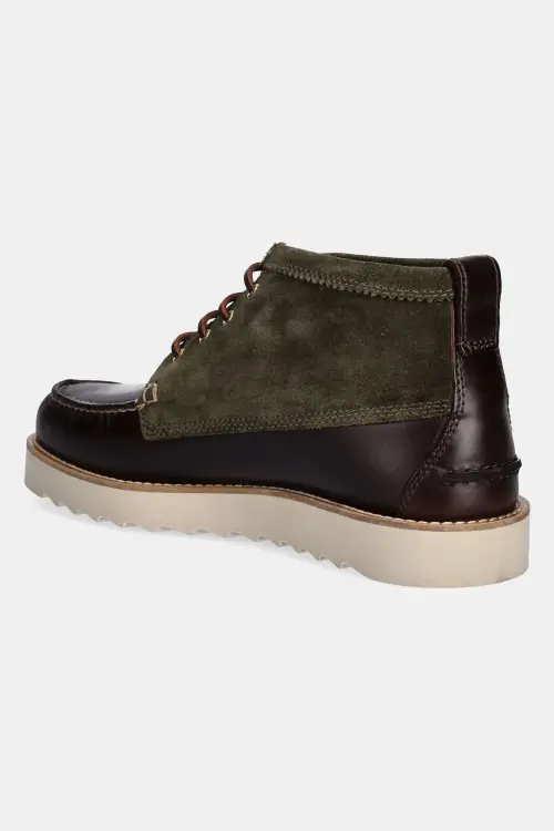 Высокие кожаные ботинки Barbour Hadston цвет коричневый